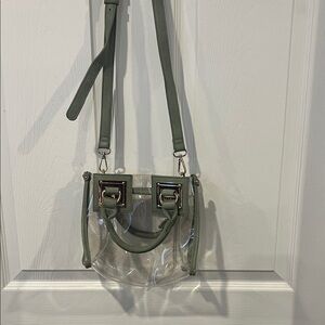 Transparent Green Crossbody Bag